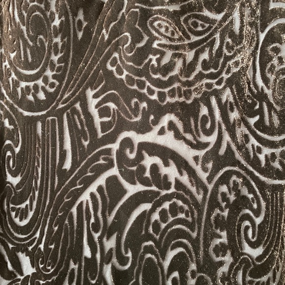 Ralph Lauren crushed velvet pattern evening dress - Picture 2 of 5